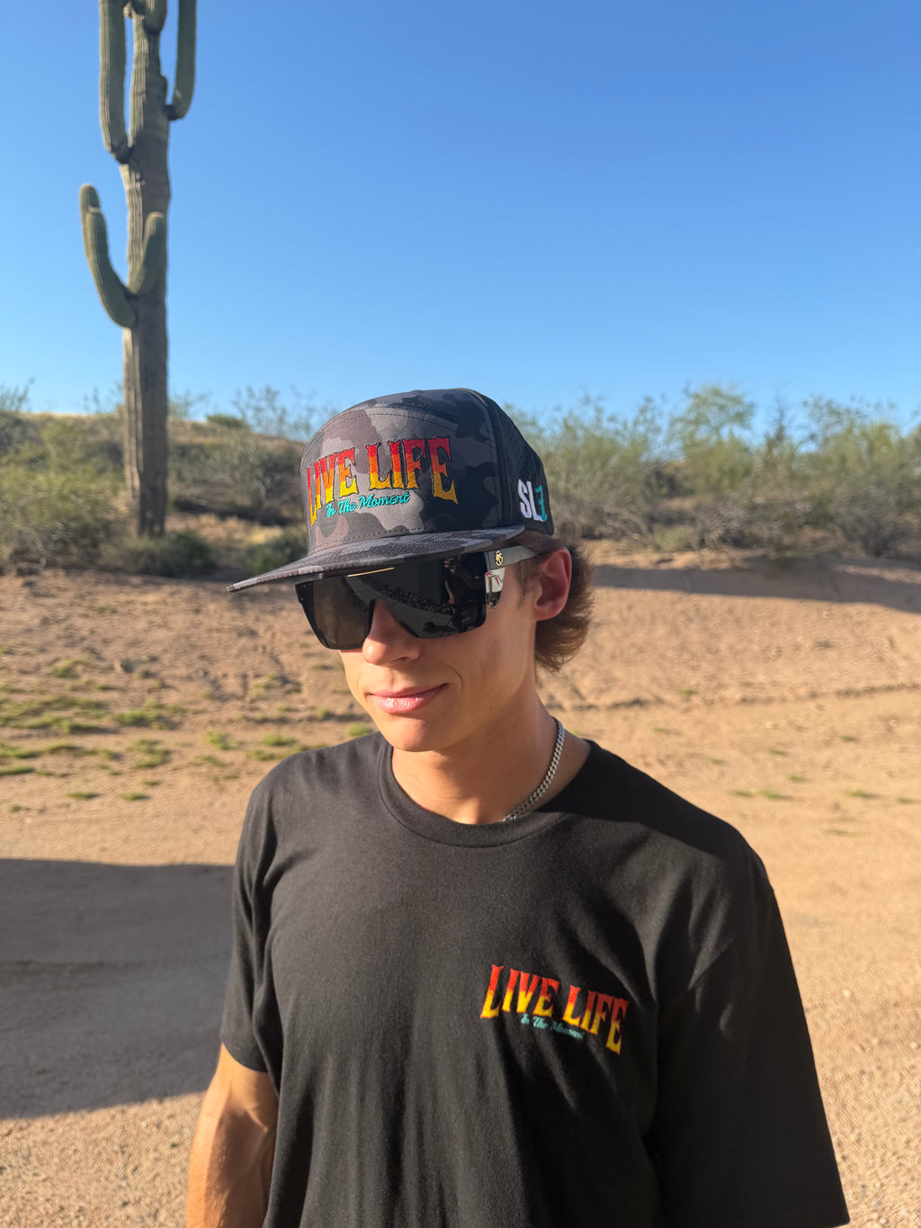 Live Life in the Moment Embroidered Hydro Hat