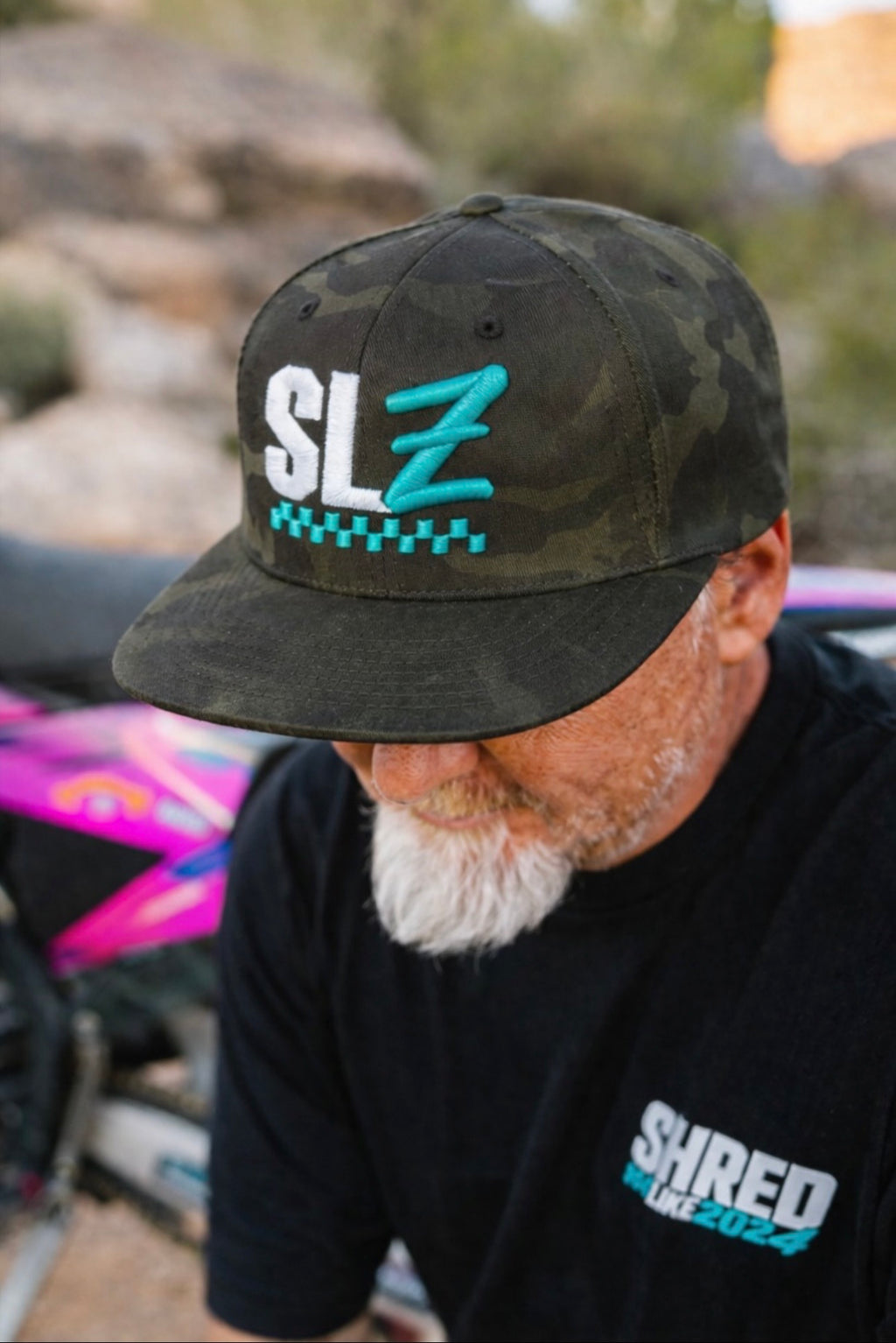 Puff Embroidery SLZ Flat Bill Hat