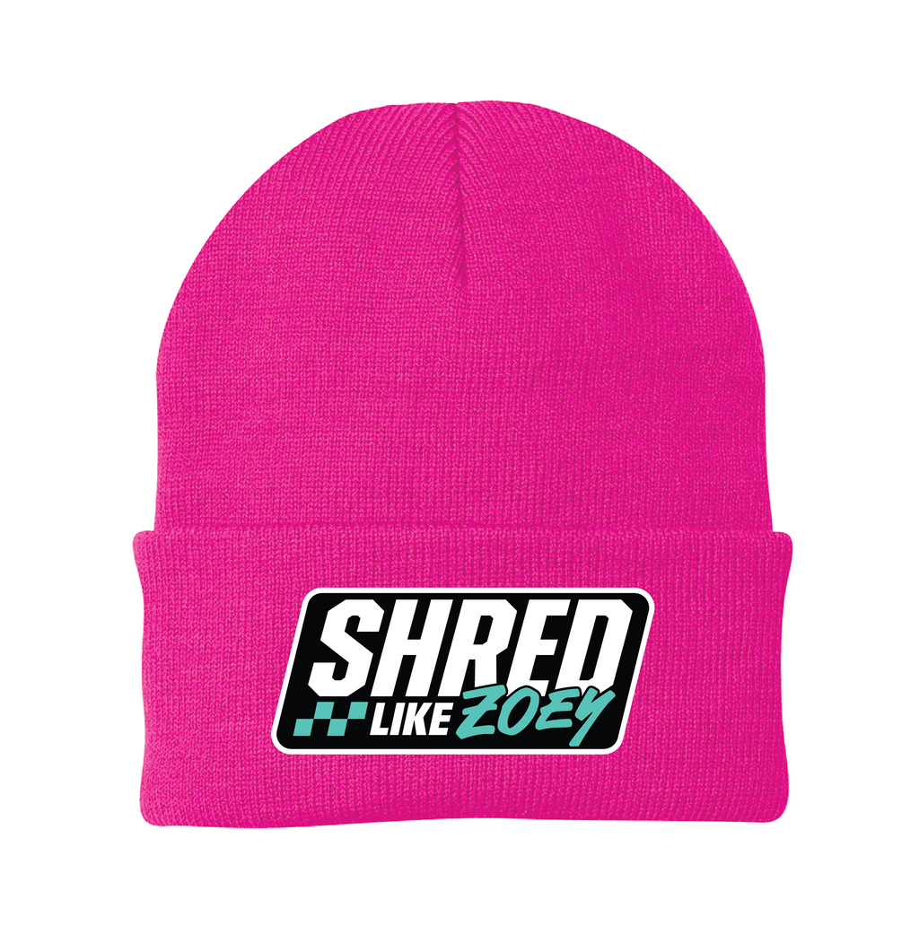 Patch Beanie - Black/Teal