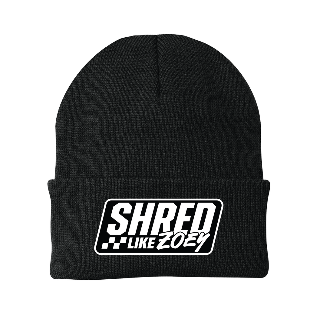 Patch Beanie - Black/White
