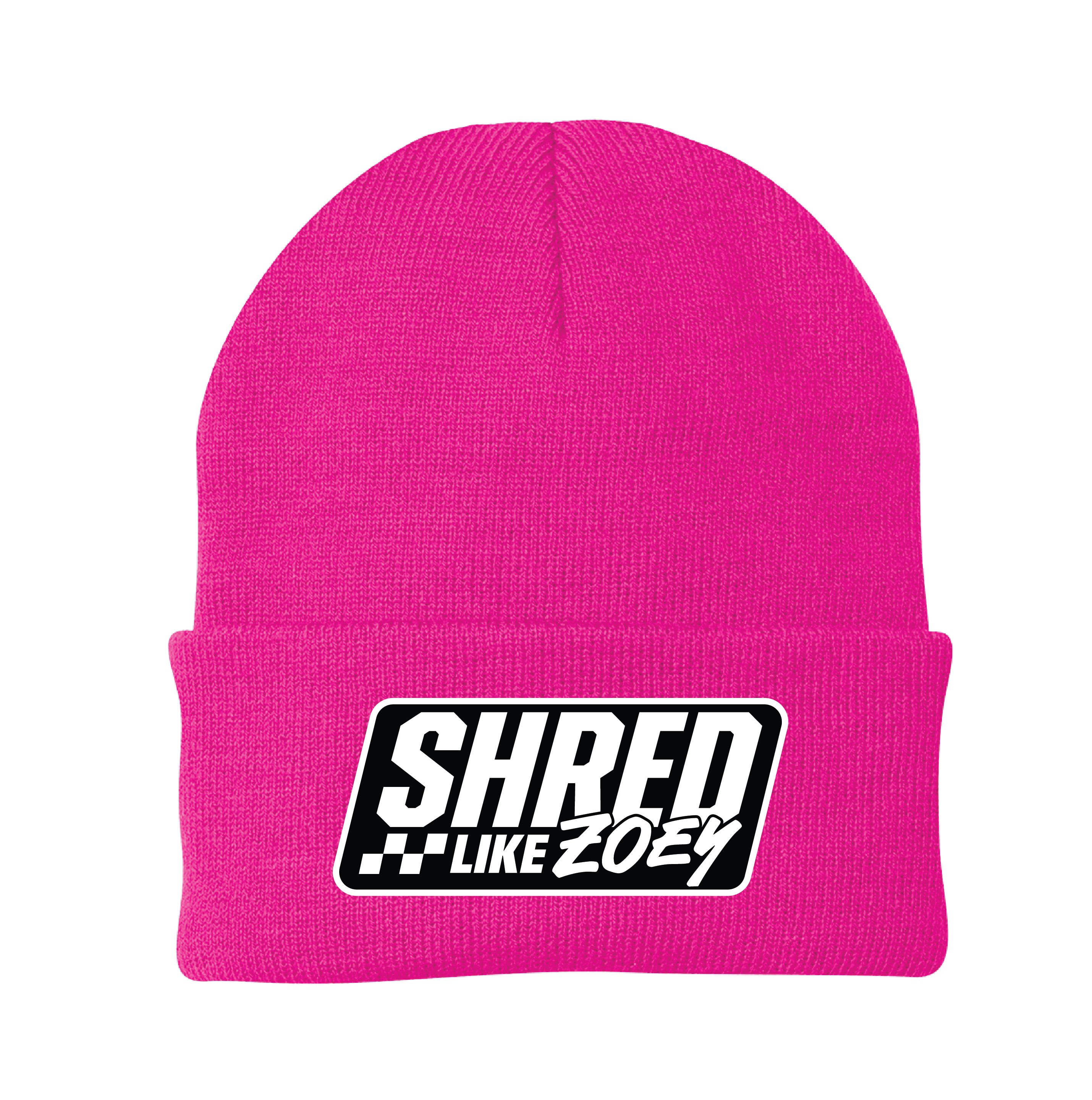 Patch Beanie - Black/White