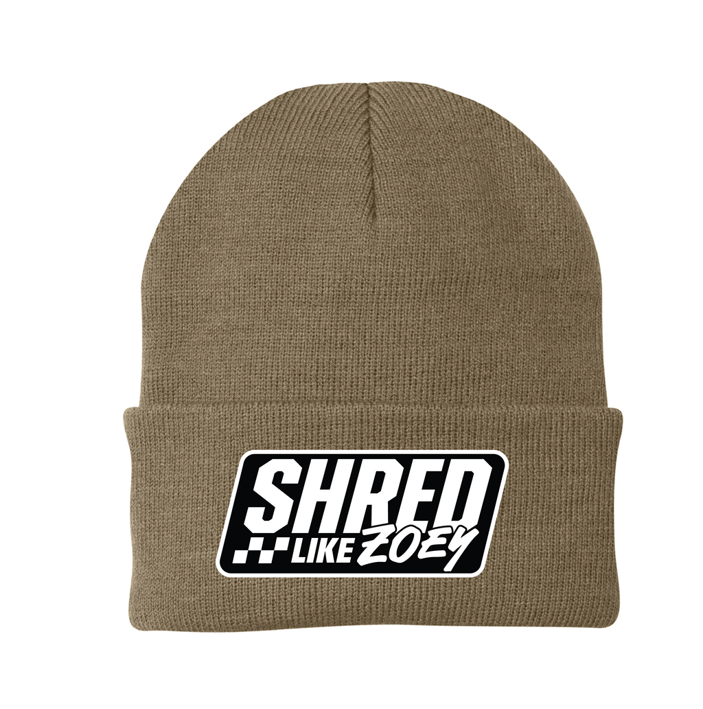 Patch Beanie - Black/White