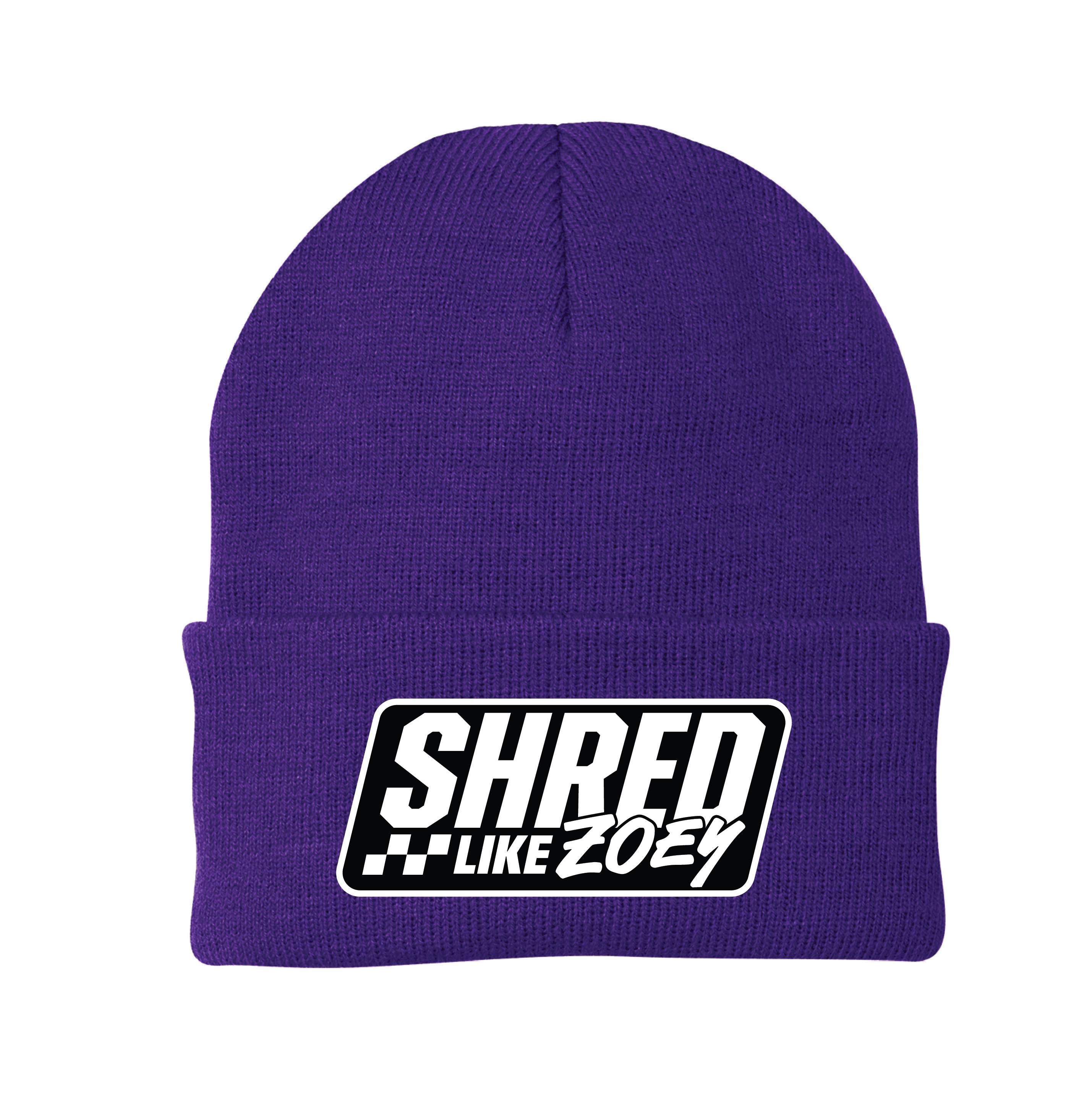 Patch Beanie - Black/White