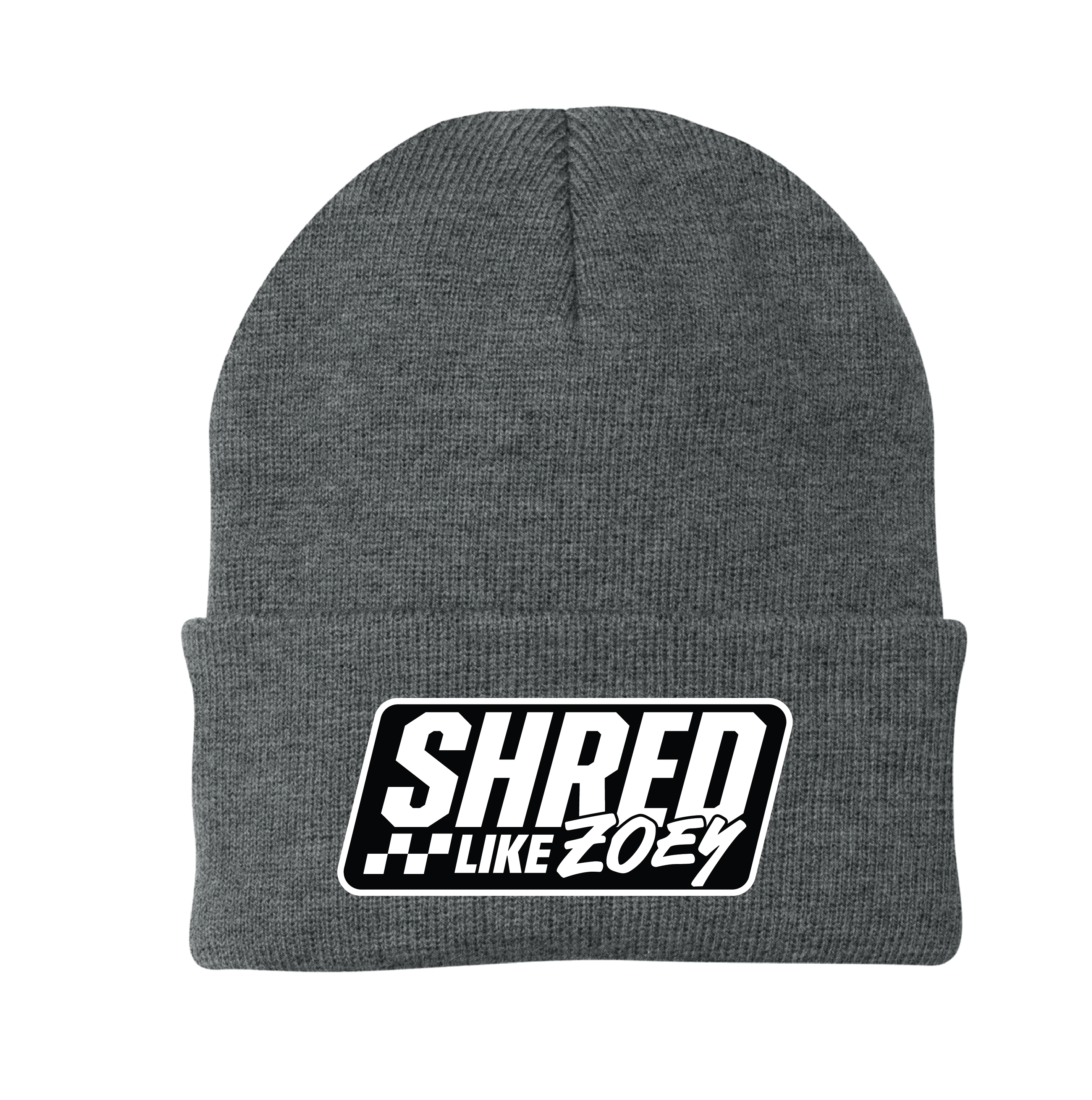 Patch Beanie - Black/White
