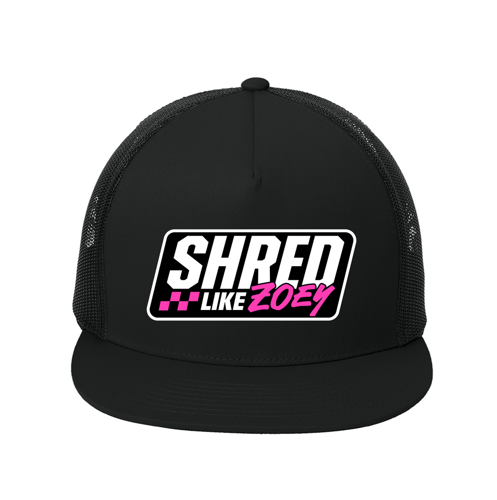 OG Flat Bill Patch Hat - Black/Pink