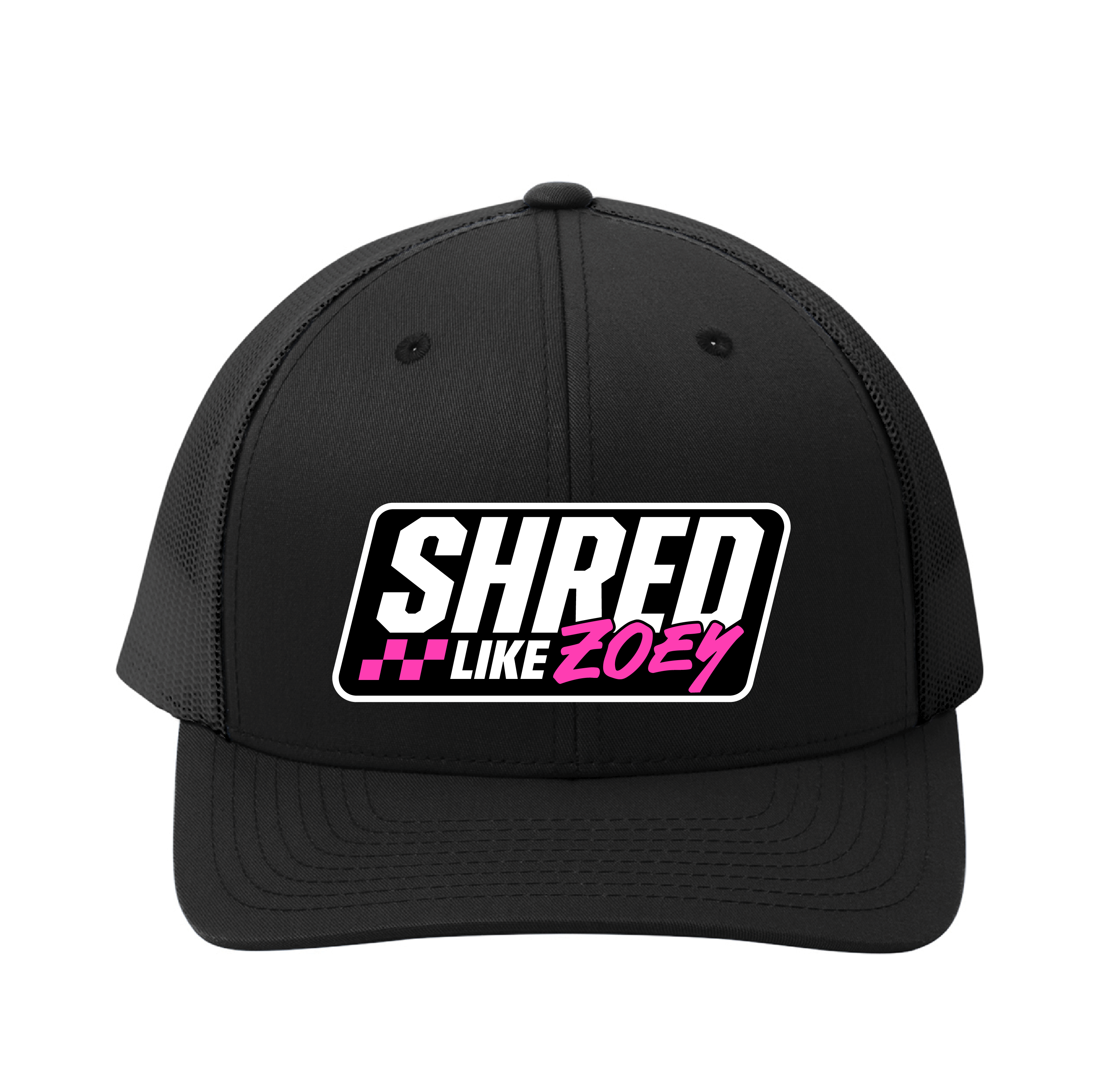 OG Curved Bill Patch Hat - Black/Pink