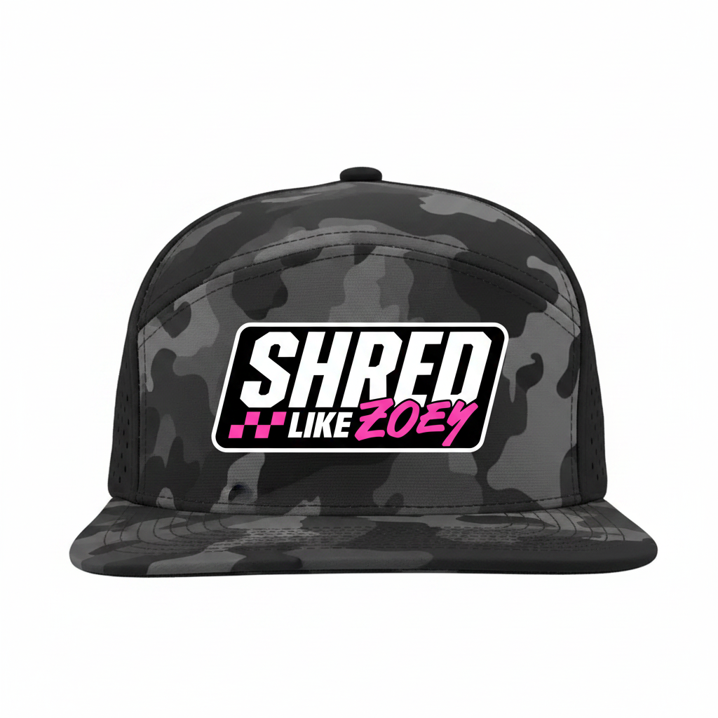 OSPREY Black Camo - Logo Matched to Blue Hat