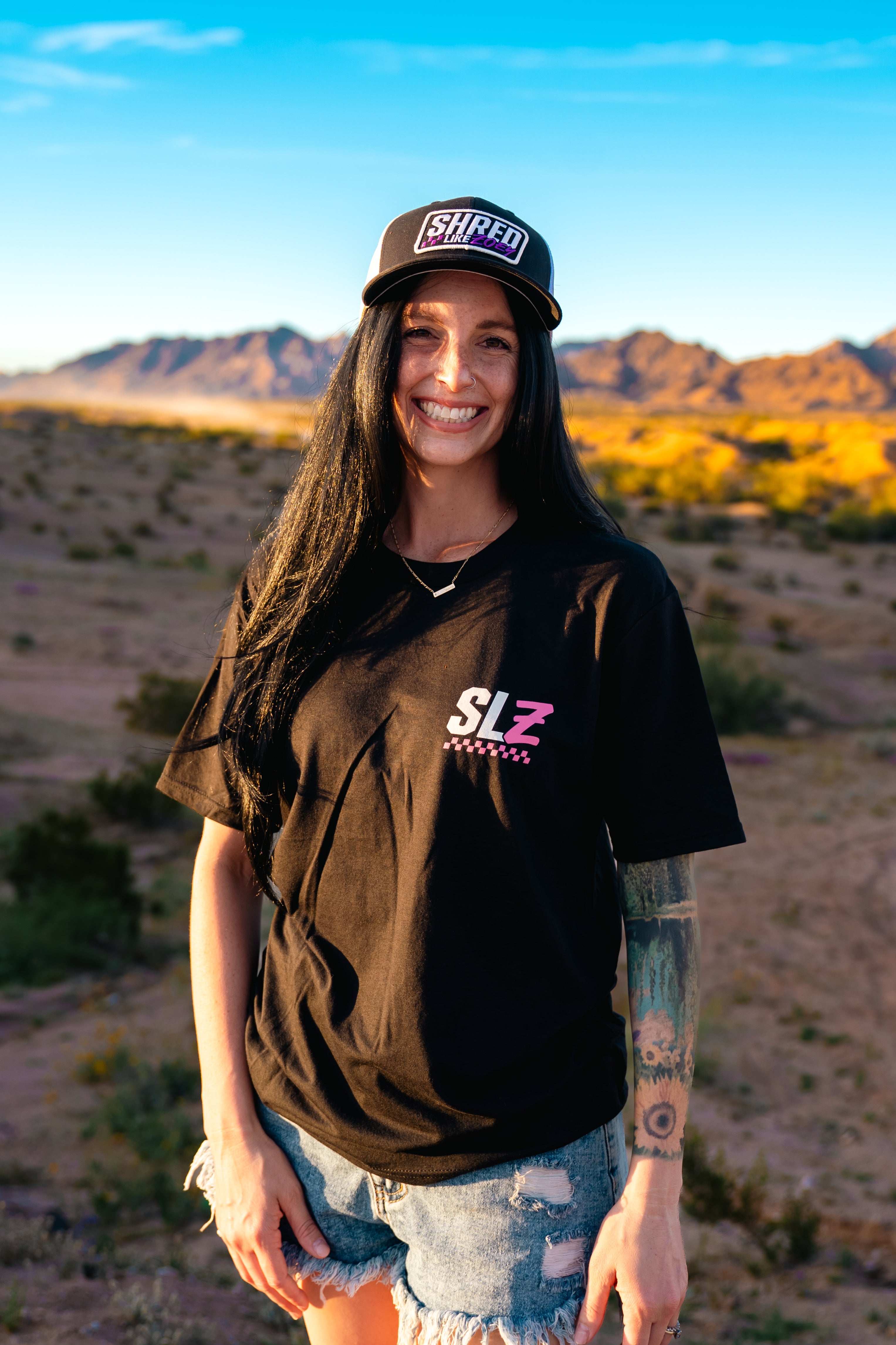 OG Curved Bill Patch Hat - Black/Purple