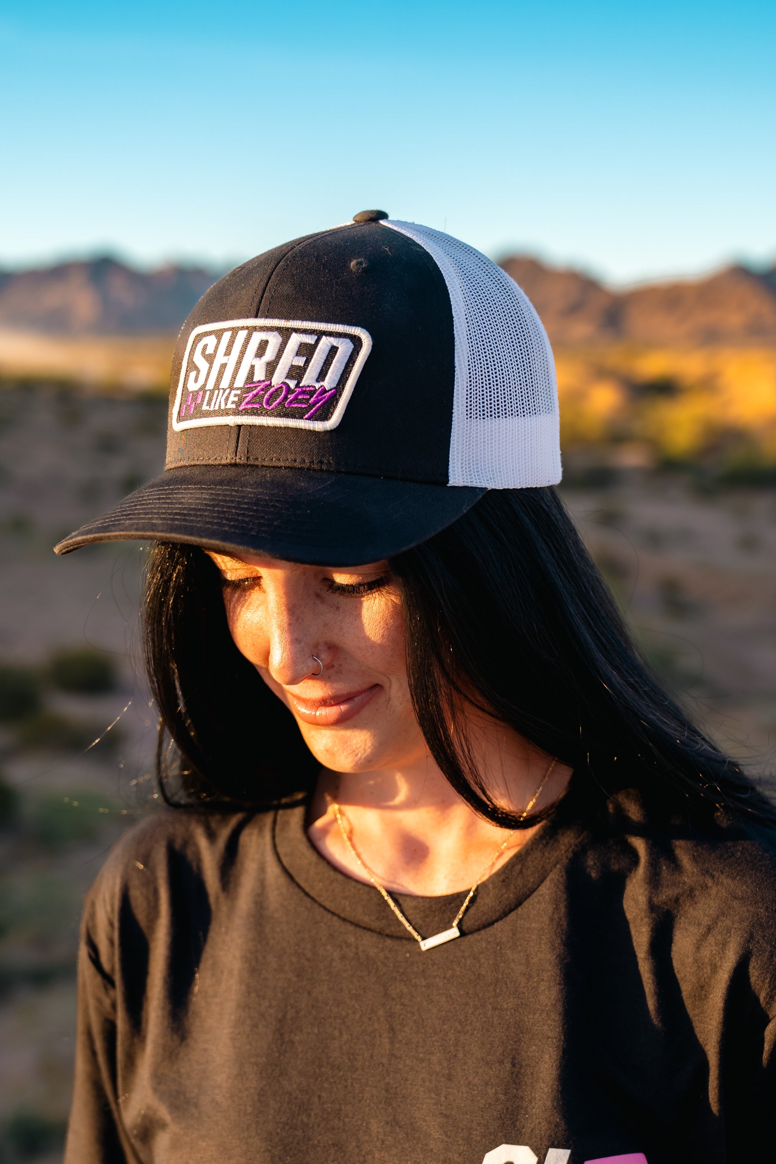 OG Curved Bill Patch Hat - Black/Purple