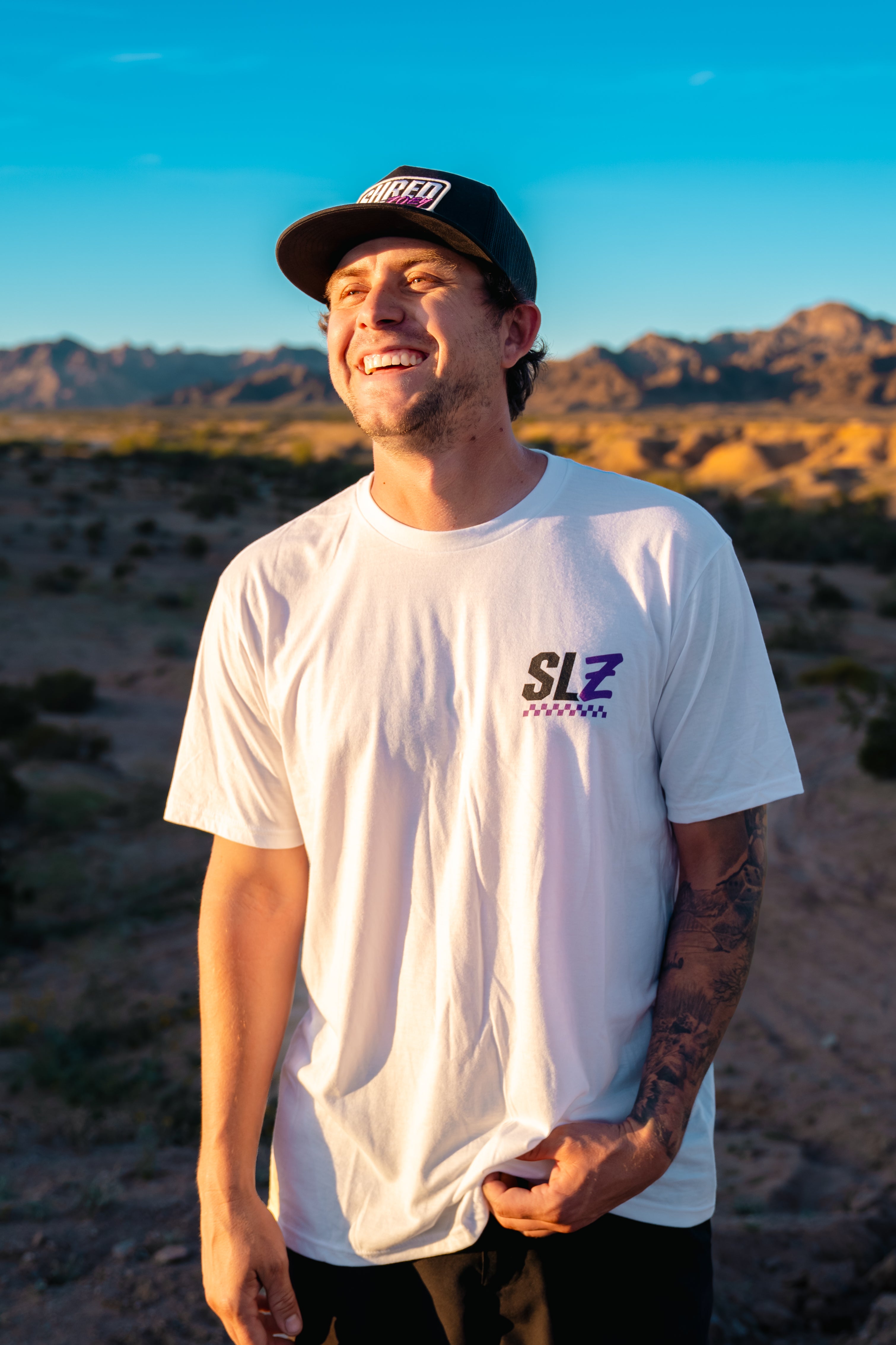 OG Tee purple and black logo