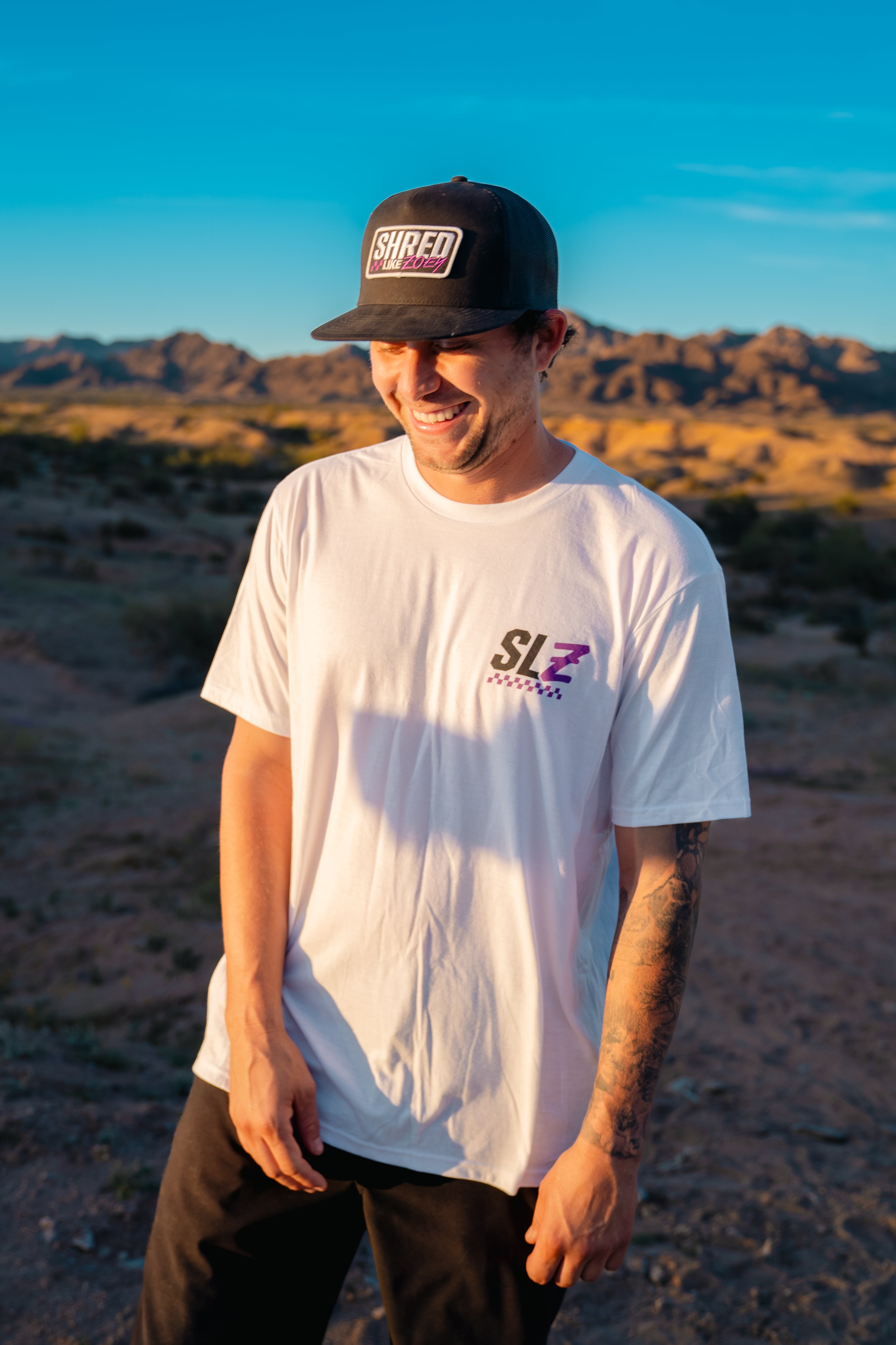 OG Flat Bill Patch Hat - Black/Purple