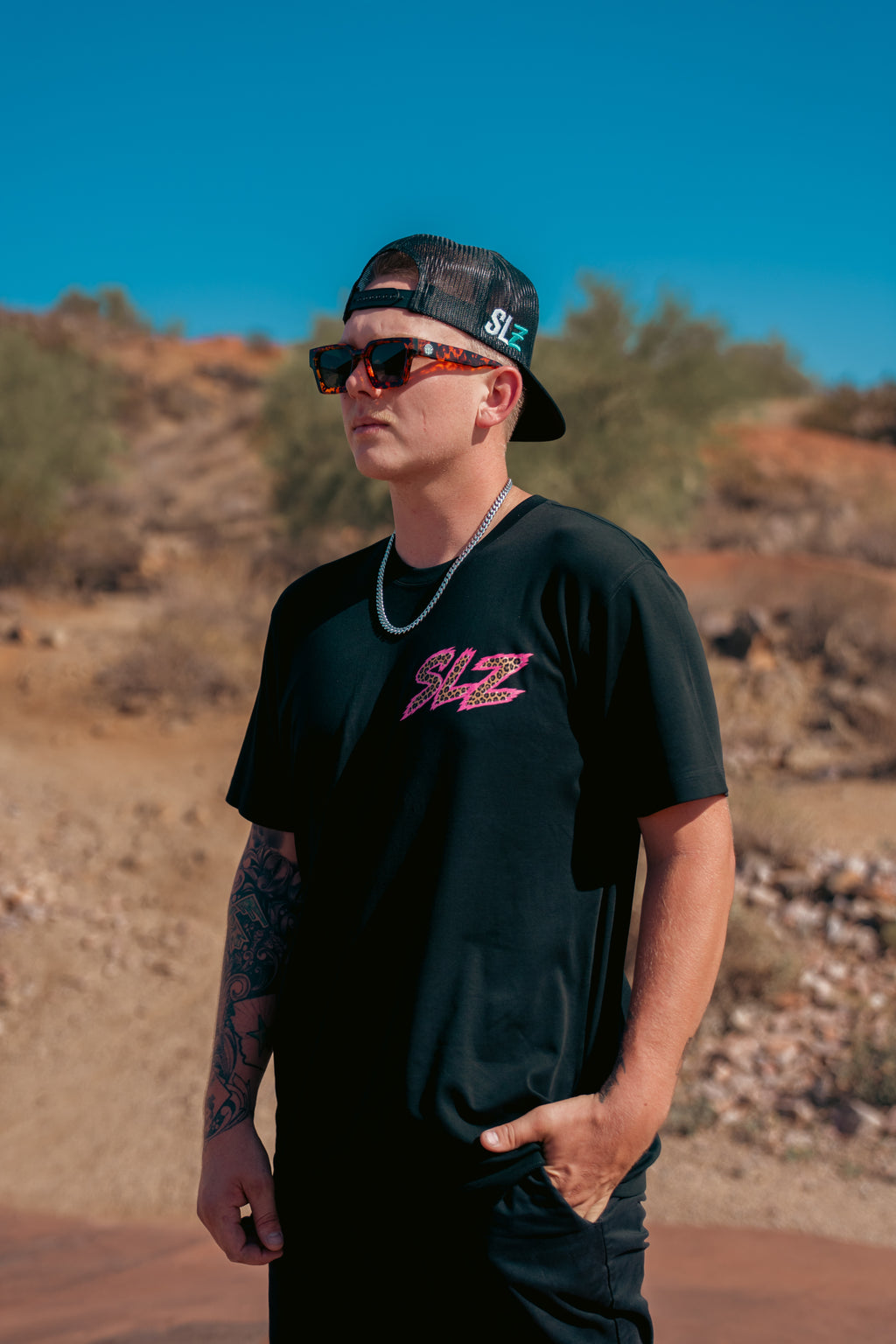 SLZ Wild Side Unisex Cheetah Tee